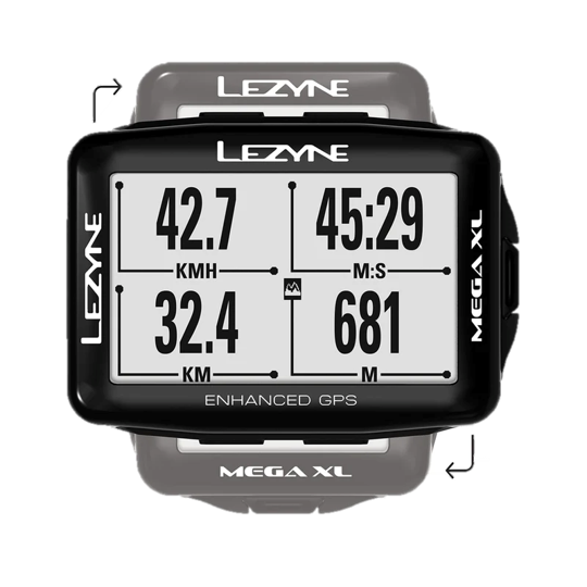 LEZYNE CICLOCOMPUTADOR MEGA XL GPS
